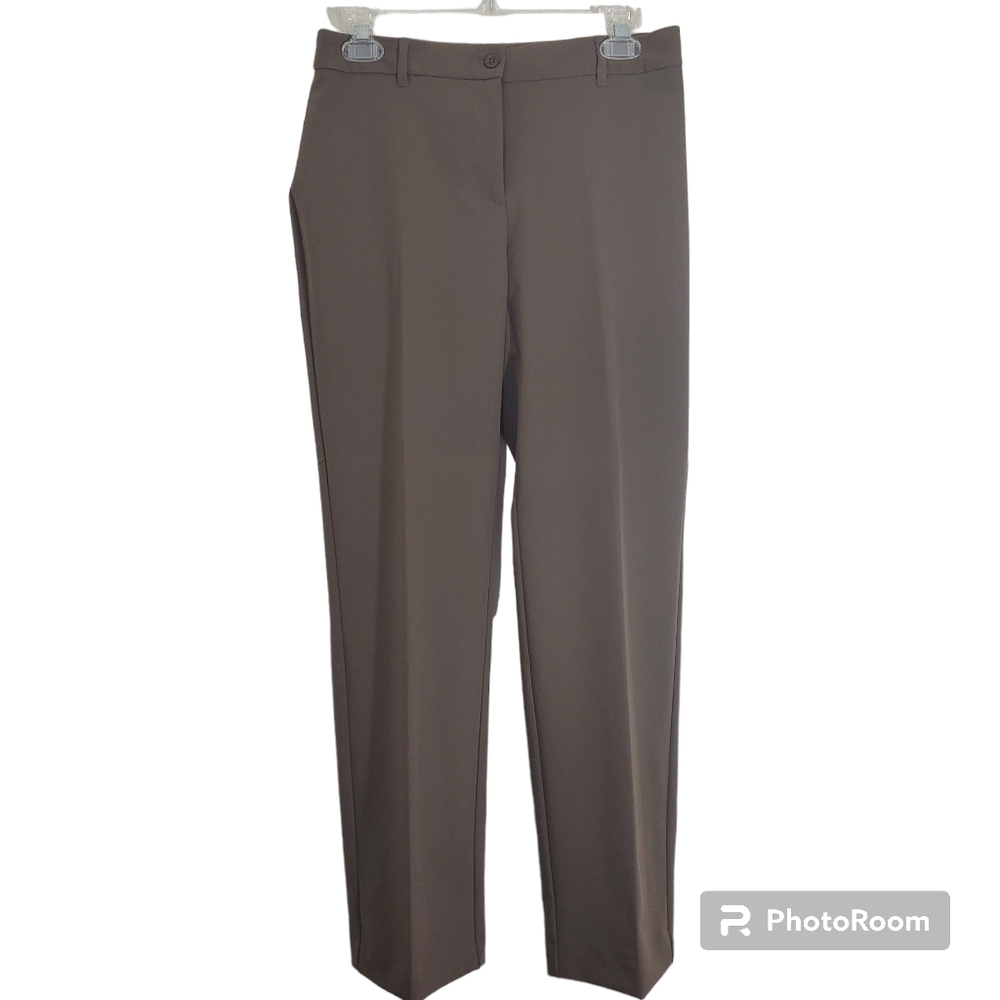 NWT Chico's Grandeur Carnegie Pants Cairo Brown Size XS 2 Petite Office Career